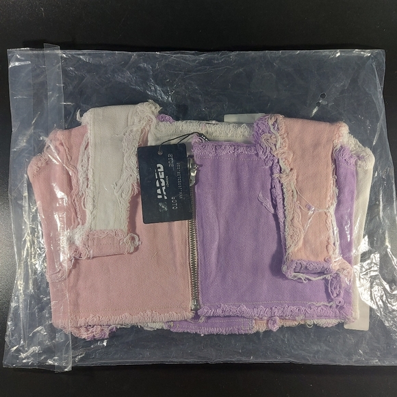 Jaded London Pastel Patchwork Corset Top, NEW, Size UK6 - Picture 10 of 16